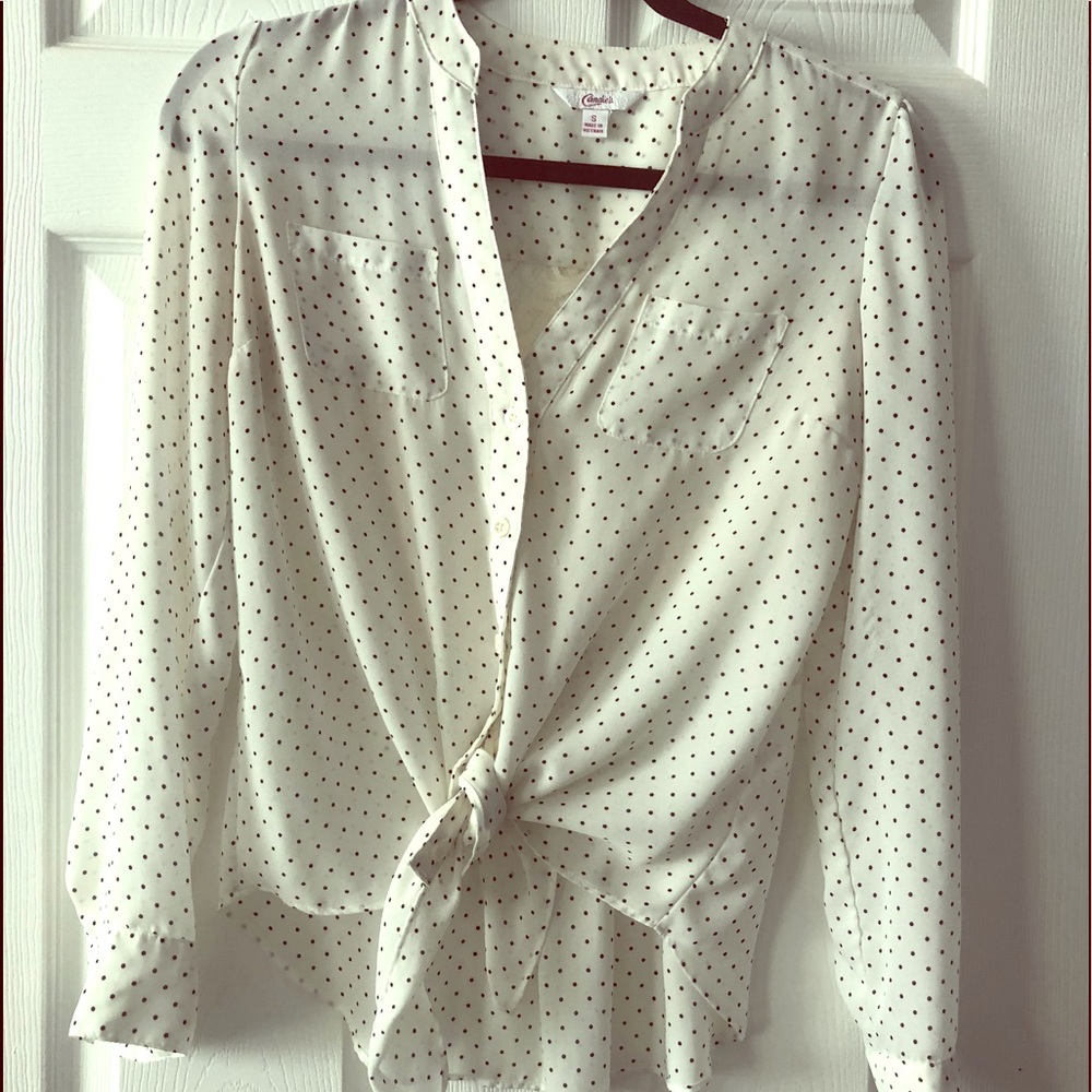 Candies Retro Sheer Blouse